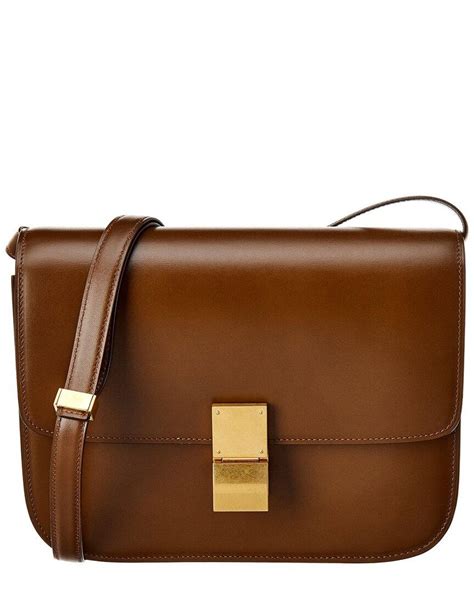 celine medium classic leather shoulder bag